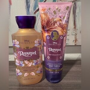 Princess Rapunzel Body Wash and Lotion Set Bath and Body Works
